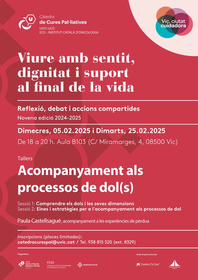 Cartell de la jornada "Viure amb sentit"